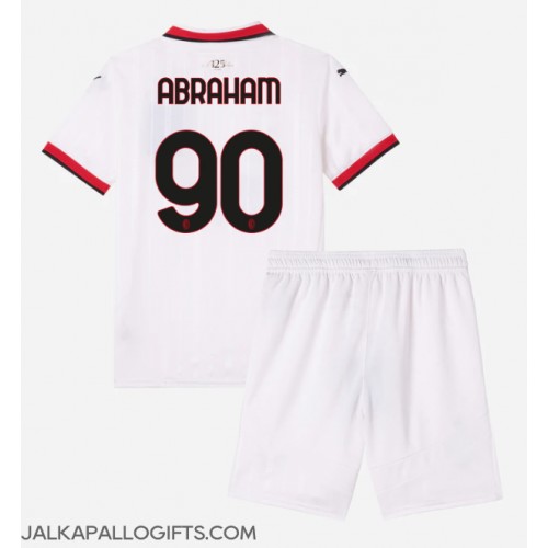 AC Milan Tammy Abraham #90 Vieras Peliasu Lasten 2024-25 Lyhythihainen (+ Lyhyet housut)